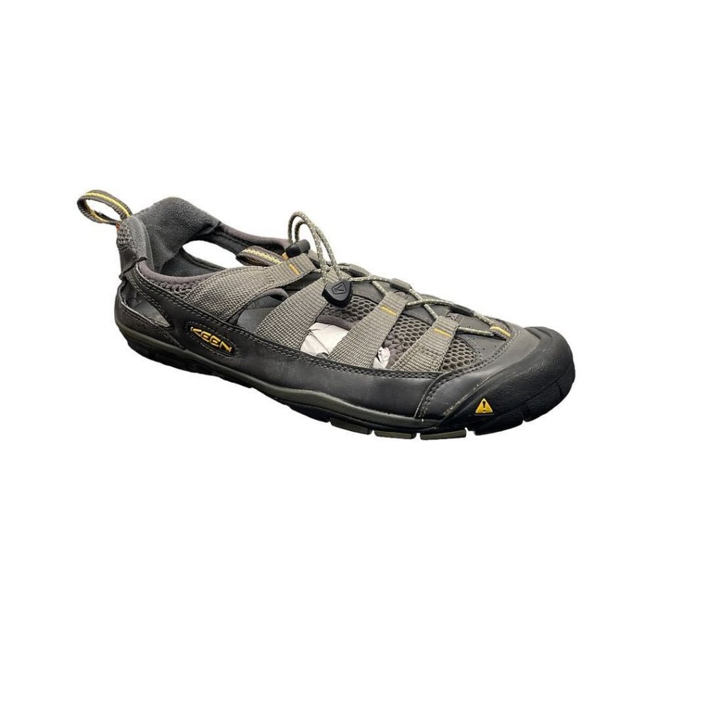 Keen Mens Newport H2 1011025 Grey Fabric Trail Hiking Sandals Shoes Size 10